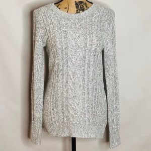 OLD NAVY gray/white color blend sweater size M